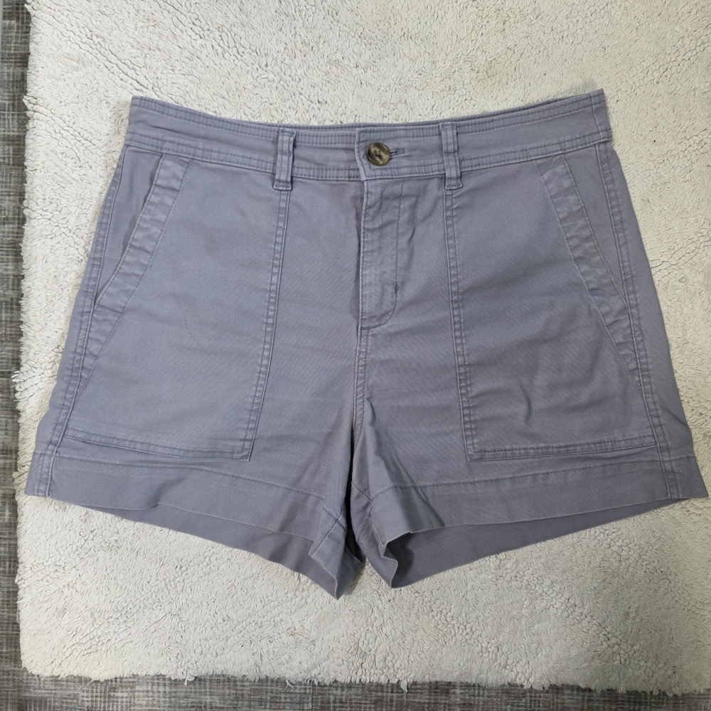 A New Day Stretch Gray/Purple Shorts